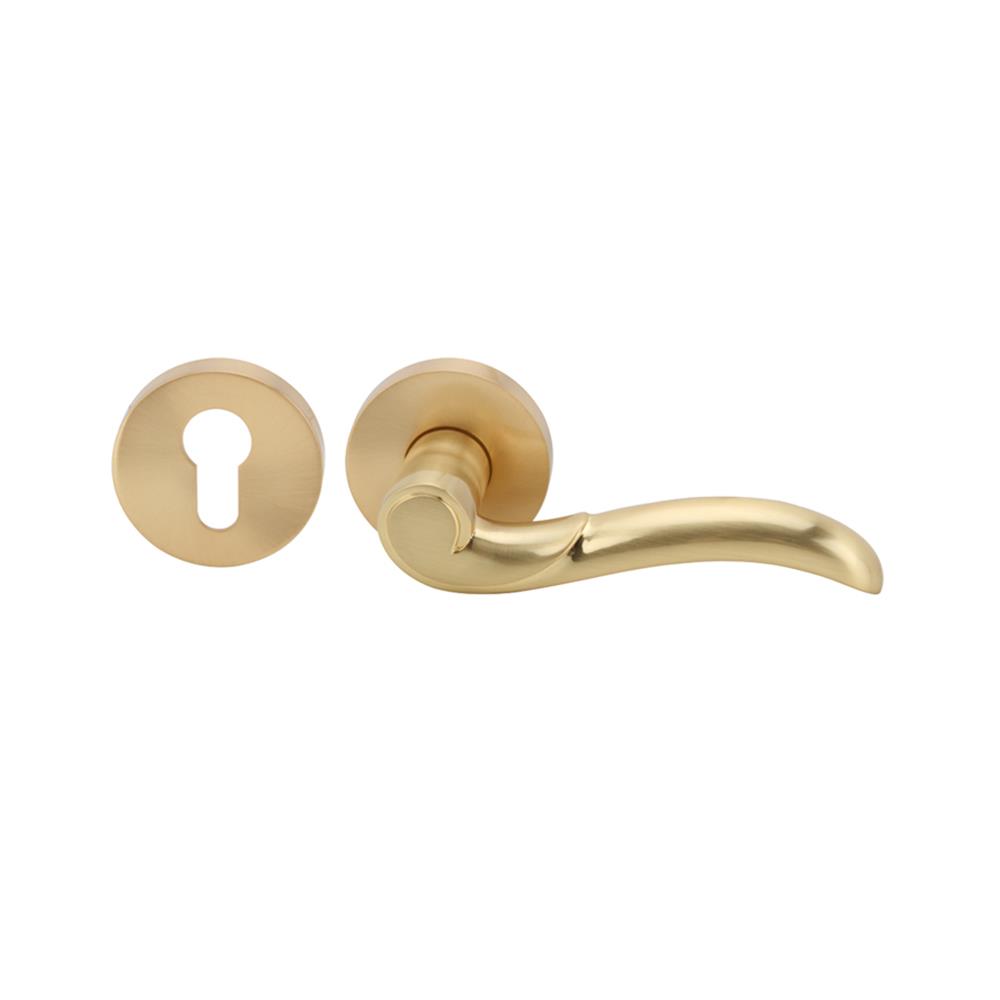 MORTISE LEVER LOCKSET HAFELE 499.62.403 POLISHED BRASS