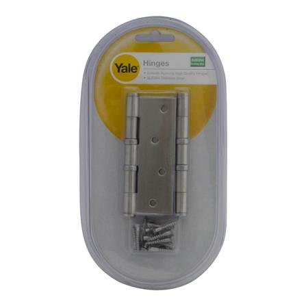 BUTT HINGE YALE SL4320BB 4x3" PACK2