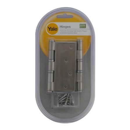 BUTT HINGE YALE SL4425BB 4x4" PACK2
