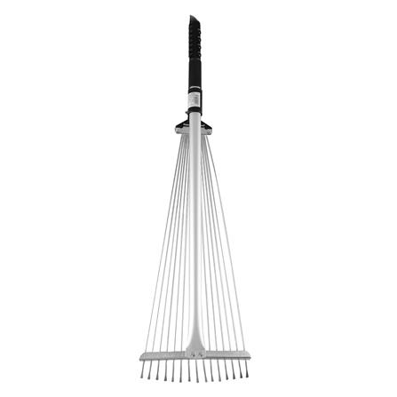 ADJUSTABLE RAKE WITH HANDLE SPRING 15 WELDED STEEL TINES
