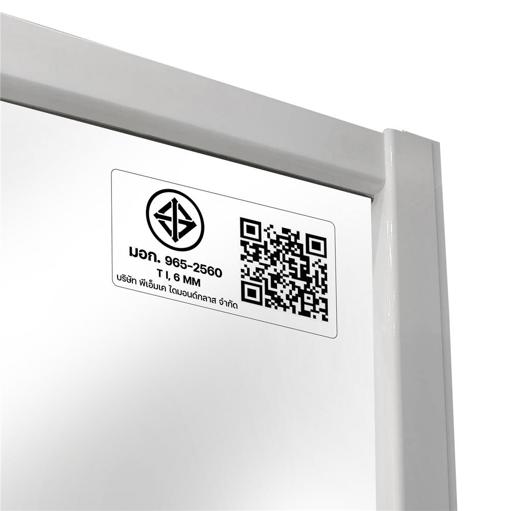 ฉากกั้นอาบน้ำ CRISTINA FAIRY-GHW 100x100 ซม.