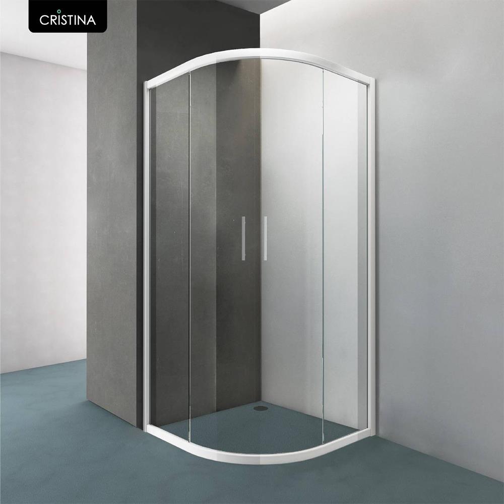 ฉากกั้นอาบน้ำ CRISTINA FAIRY-GHW 100x100 ซม.