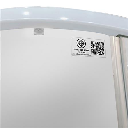 ฉากกั้นอาบน้ำ CRISTINA FAIRY-GHW 100x100 ซม._4