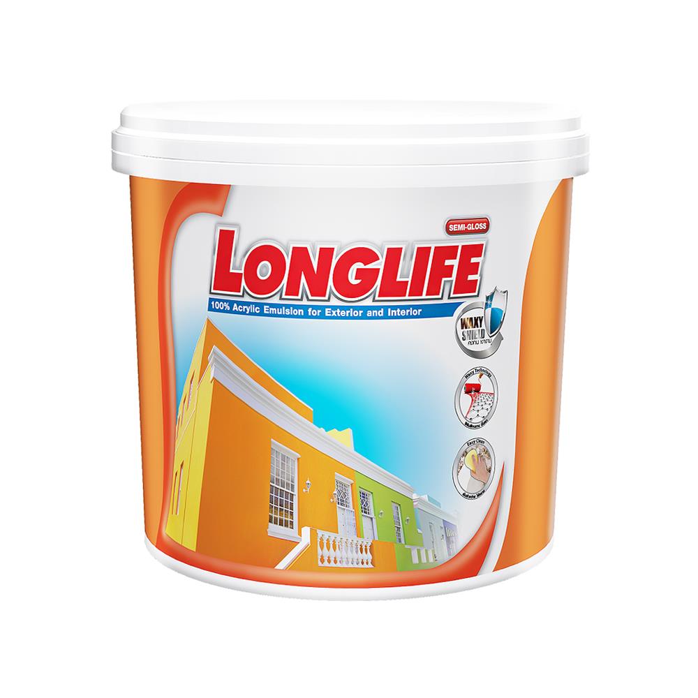 สีน้ำทาภายนอก CAPTAIN WAXYSHIELD BASE B กึ่งเงา 1 แกลลอน