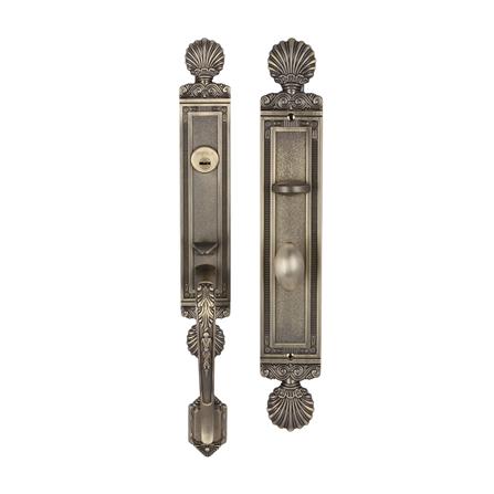 มือจับประตู MORTISE HAFELE 499.94.121 สีทองเหลืองรมดำ_1