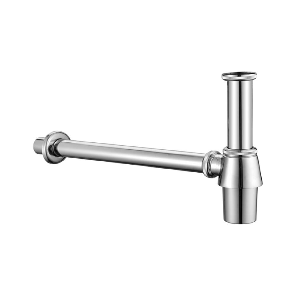 ท่อน้ำทิ้งอ่างล้างหน้ากระปุก HANG BP-02-2 25 ซม. สีโครม