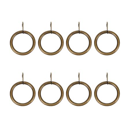 ห่วงคล้องรางเหล็ก HOME LIVING STYLE AQ25AB 25 มม. สีทองเหลือง (แพ็ก 20 ชิ้น)_1