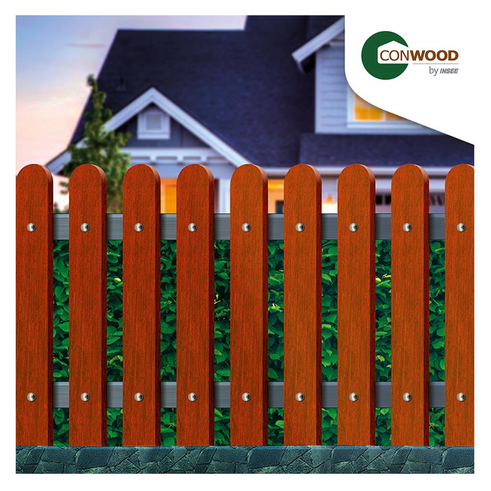 ไม้รั้ว CONWOOD พฤกษา 10x100x1.6 ซม. สีขาวงาช้าง