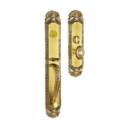 มือจับก้านโยกห้องทั่วไป MORTISE  MTL BIG SET9388DYB ANTIQUE BRASS