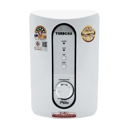 เครื่องทำน้ำอุ่น TURBORA P4500 4500 วัตต์ สีเขียว/ขาว