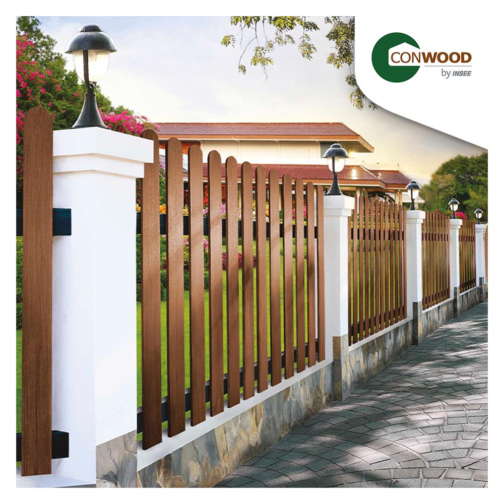 ไม้รั้ว CONWOOD พฤกษา 10x150x1.6 ซม. สีขาวงาช้าง