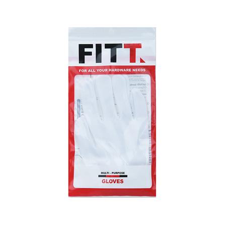 TC CLOTH GLOVES FITT WHITE