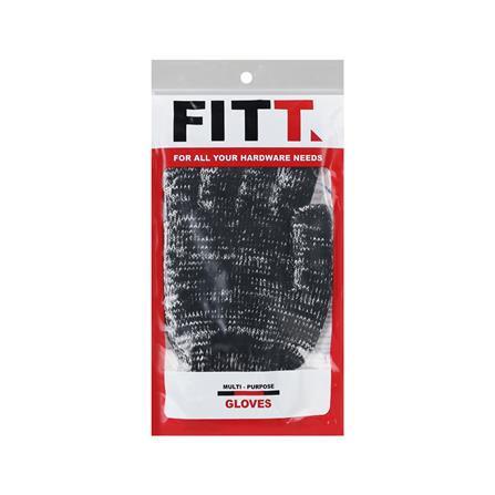 SPUN-POLY GLOVES FITT #7 BLACK