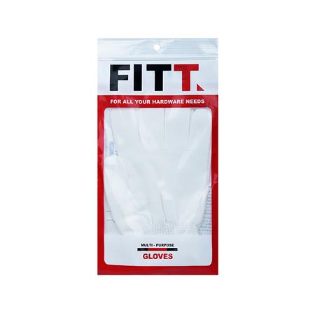 NYLON GLOVES FITT WHITE