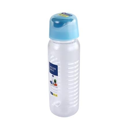 ขวดน้ำทรงกลมฝาดึง MICRONWARE 1.2 ลิตร สีฟ้า_1