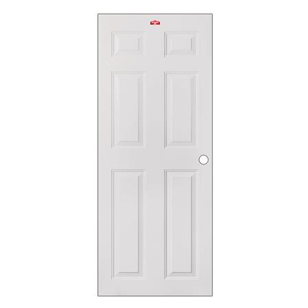 ประตูภายนอกเหล็ก เจาะลูกบิด PROFESSIONAL DOOR A1C 79.2x199.4 ซม. สีครีม