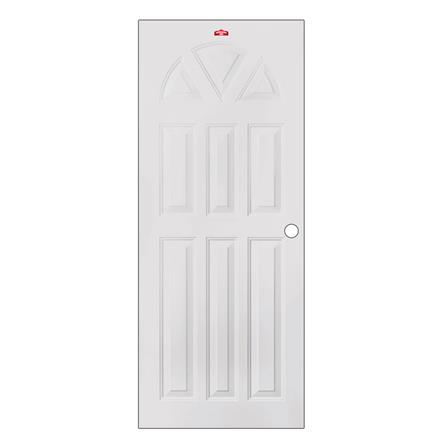 ประตูภายนอกเหล็ก เจาะลูกบิด PROFESSIONAL DOOR B1C 79.2x199.4 ซม. สีครีม