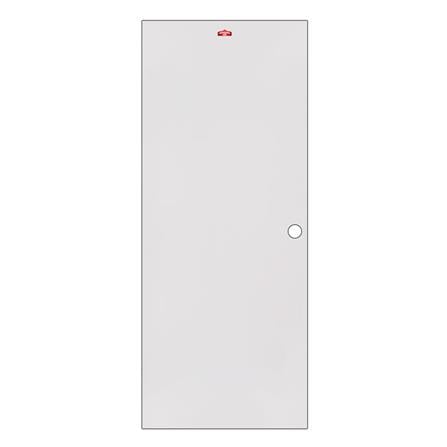 ประตูภายนอกเหล็ก เจาะลูกบิด PROFESSIONAL DOOR D1C 79.2x199.4 ซม. สีครีม_0