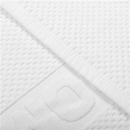 TOWEL RUG HOME LIVING STYLE WELCOME 17X28" WHITE