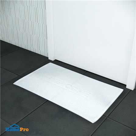 พรมขนหนู HOME LIVING STYLE WELCOME 17X28 นิ้ว สีขาว_3