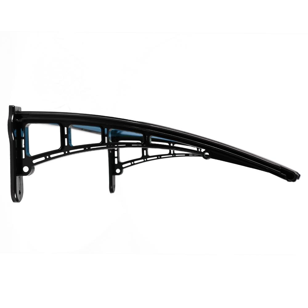 กันสาดโพลีคาร์บอเนต ผิวใส SUNSHIELD 60x100 ซม. สีน้ำเงิน