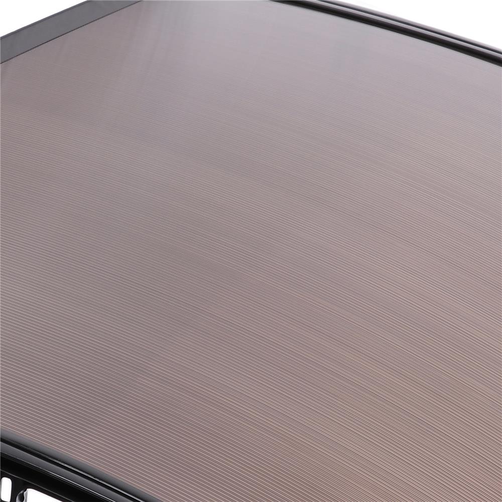 กันสาดโพลีคาร์บอเนต SUNSHIELD 100x150 ซม. สีชา