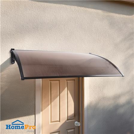 กันสาดโพลีคาร์บอเนต SUNSHIELD 100x150 ซม. สีชา_4