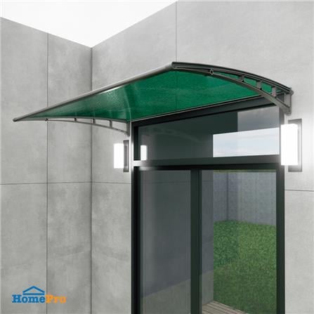 กันสาดโพลีคาร์บอเนต ผิวใส SUNSHIELD 100x150 ซม. สีเขียว_2