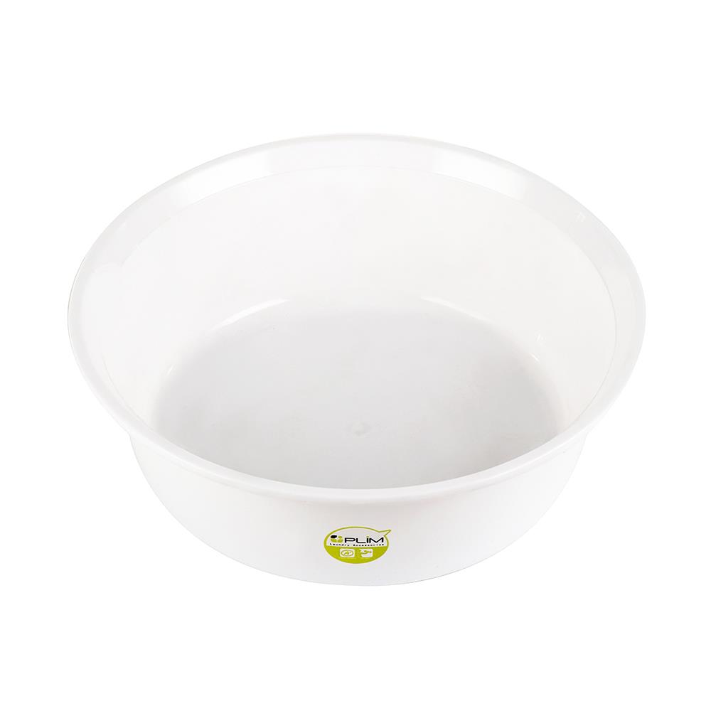 กะละมังซักล้างปากเท PLIM 48.5x48.5x16cm สีขาว