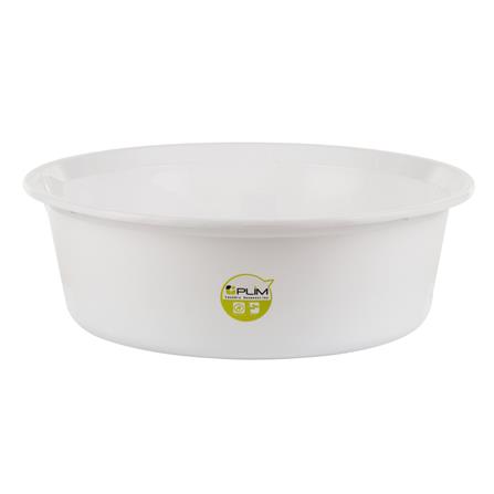 ROUND BASIN PLIM 48.5x48.5x16cm WHITE