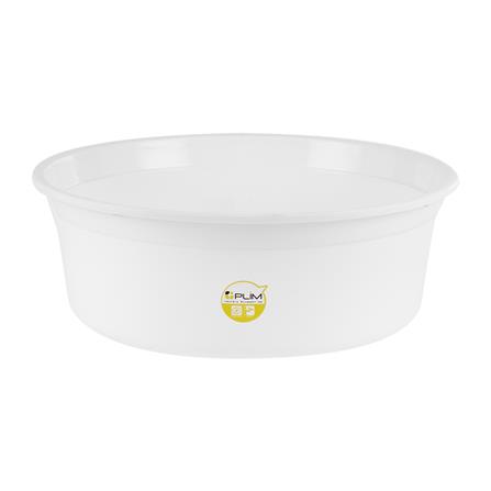 ROUND BASIN PLIM 54x54x19cm WHITE