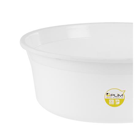 ROUND BASIN PLIM 54x54x19cm WHITE