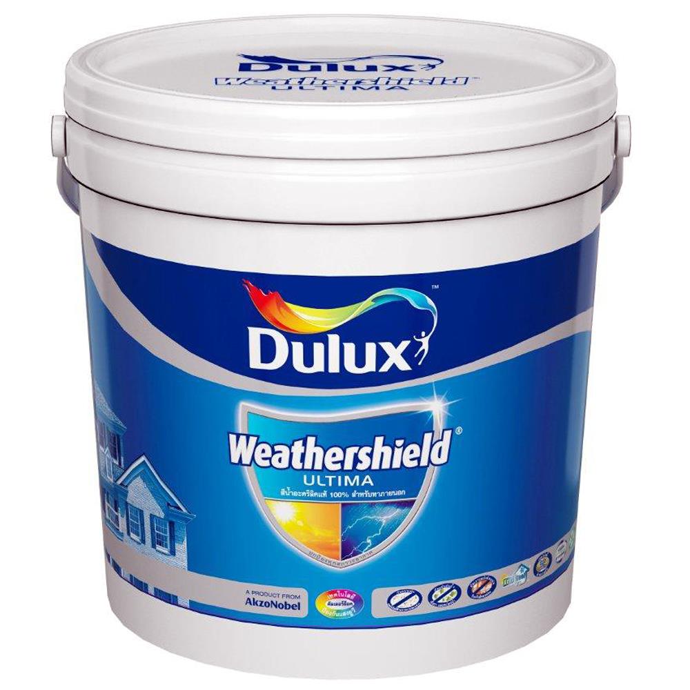 สีน้ำทาภายนอก DULUX WEATHERSHIELD ULTIMA BASE D กึ่งเงา 3 ลิตร