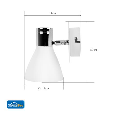 ไฟกิ่งภายใน CARINI GR-306-1-WH สีขาว 1 หัว_5