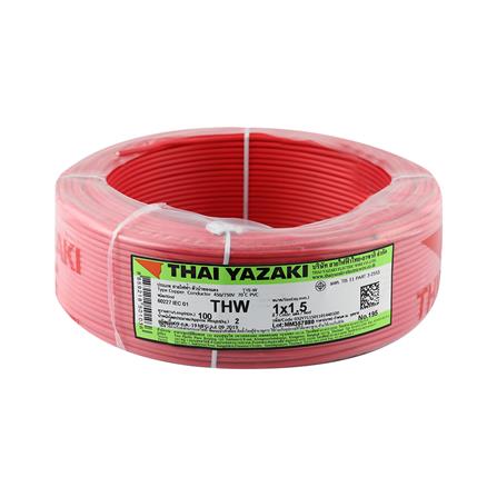 ELECTRICWIRE THW IEC01 YAZ 1x1.5SQ.MM 100M RED