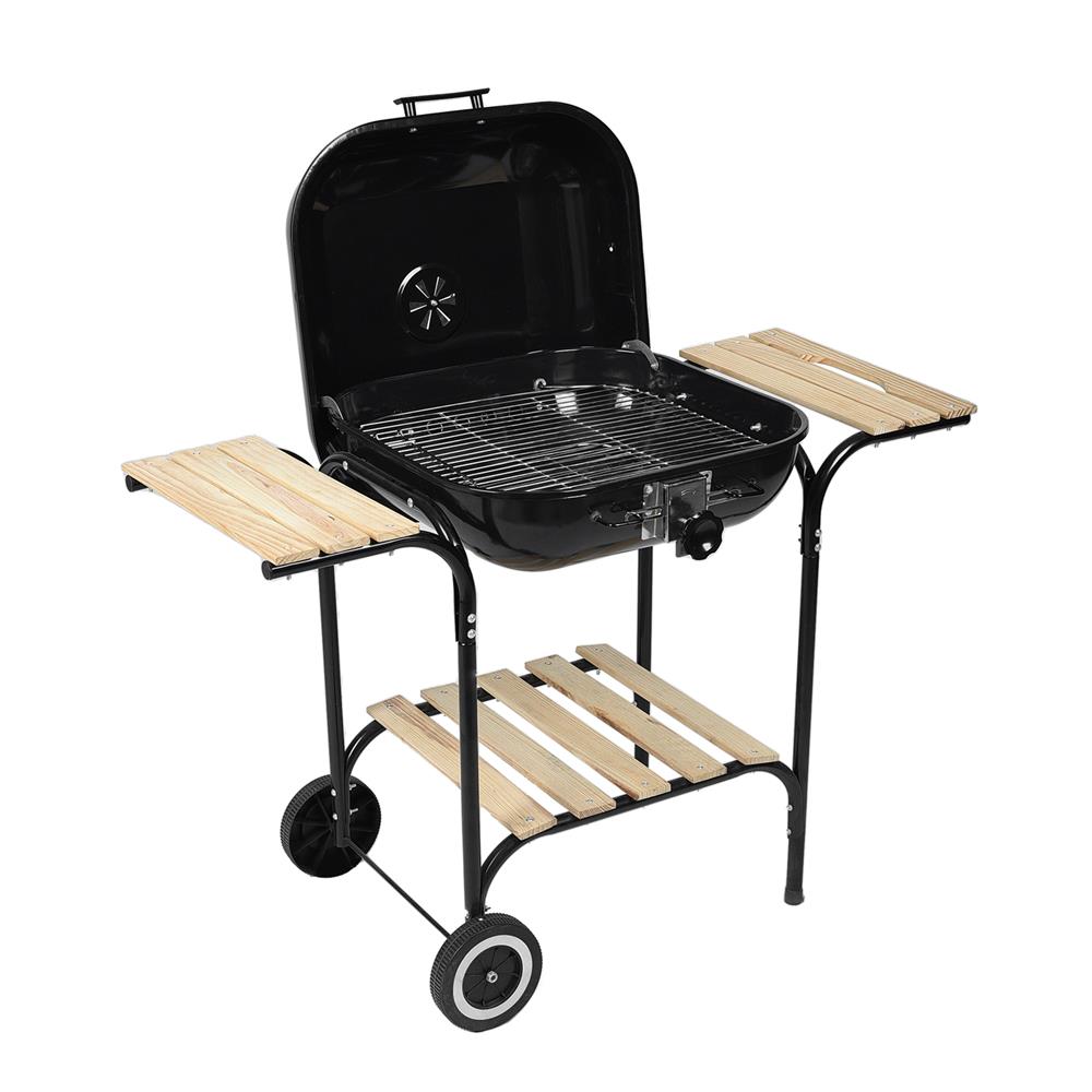 เตา BBQ ถ่าน SPRING 22T ฝาอบ สีดำ