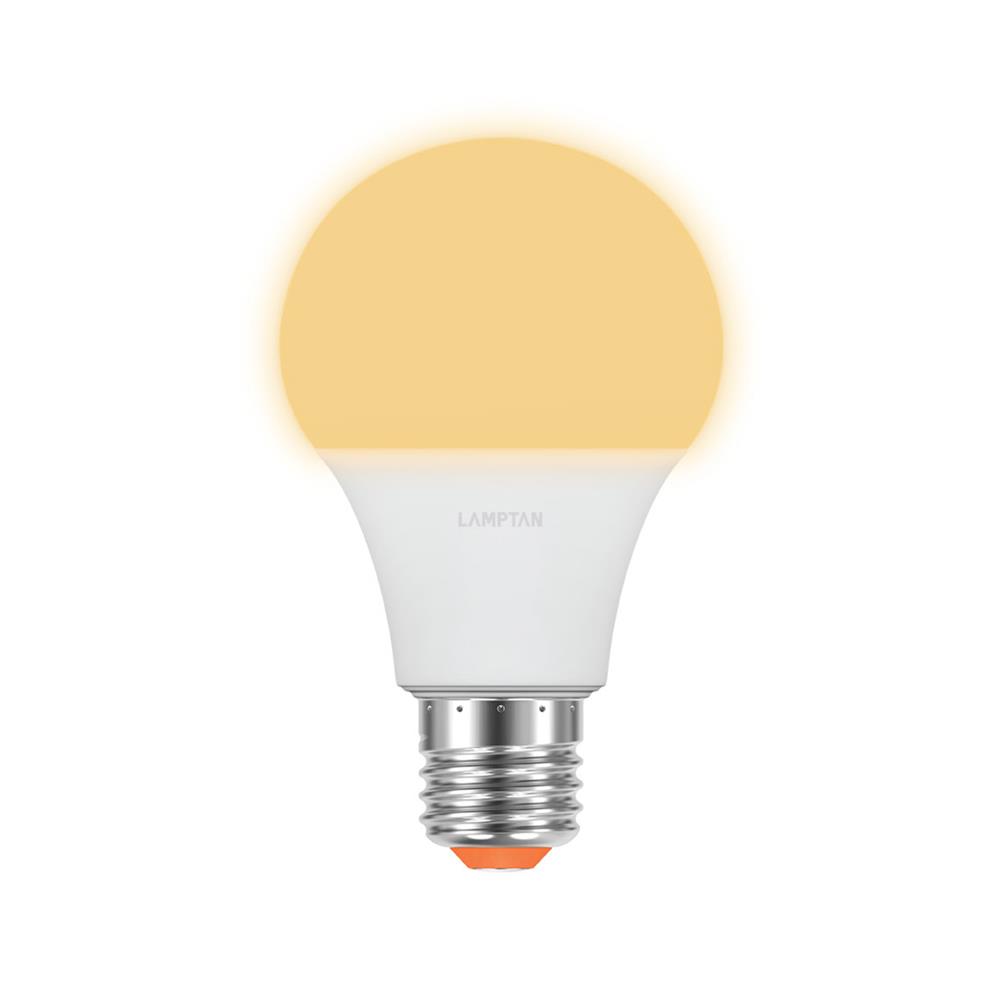หลอด LED LAMPTAN BULB GLOSS 5 วัตต์ WARMWHITE แพ็ก 2 ชิ้น