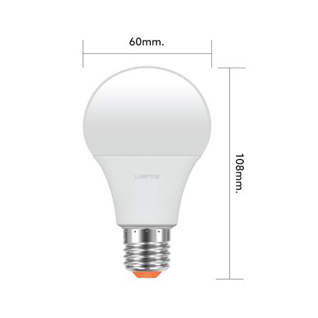 หลอด LED LAMPTAN BULB GLOSS 5 วัตต์ DAYLIGHT แพ็ก 2 ชิ้น_3