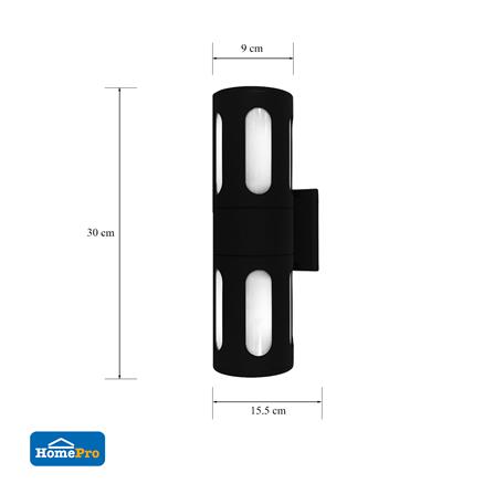 ไฟกิ่งภายนอก CARINI BO-G3103/2 สีดำ_5