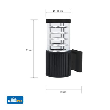 ไฟกิ่งภายนอก CARINI BO-G5113/1 สีดำ_4