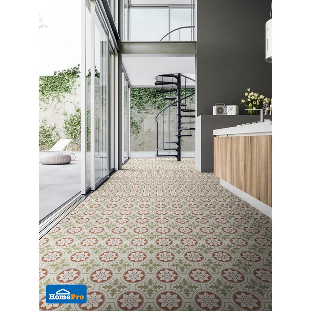 กระเบื้องพื้น 16x16 นิ้ว TARA เค-ซี่รี่ย์ 5 น้ำตาล EXC A 0.96 ตร.ม.