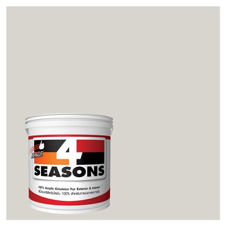 สีน้ำทาภายนอก TOA 4 SEASONS #A5002 PASTEL GREY ด้าน 1 แกลลอน_0