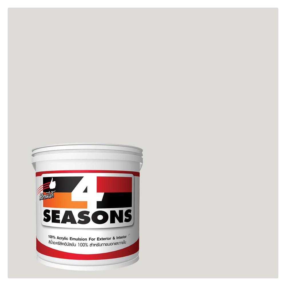 สีน้ำทาภายนอก TOA 4 SEASONS #A5003 GRAYISH WHITE ด้าน 1 แกลลอน