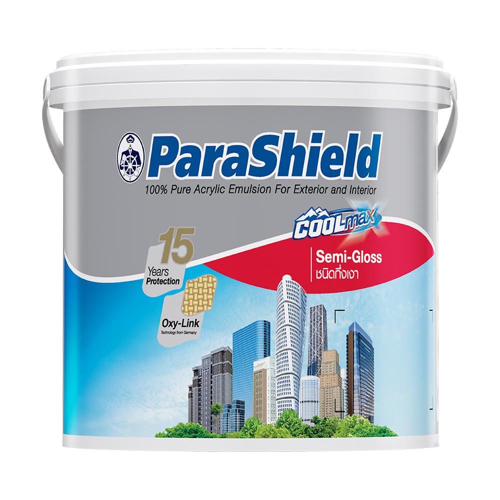 สีน้ำทาภายนอก ชนิดกึ่งเงา CAPTAIN PARASHIELD COOLMAX 3500 สีขาว 1 แกลลอน
