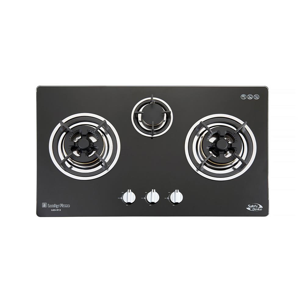 เตาฝังแก๊ส LUCKY FLAME LGS-913 80 ซม.