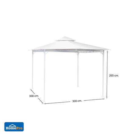 เต็นท์สนาม SPRING HAVANA GAZEBO 3x3 ม. สีขาว_7