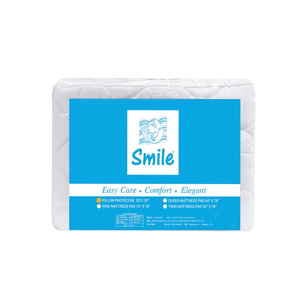 ปลอกหมอนหนุนกันเปื้อน PICASSO SMILE สีขาว