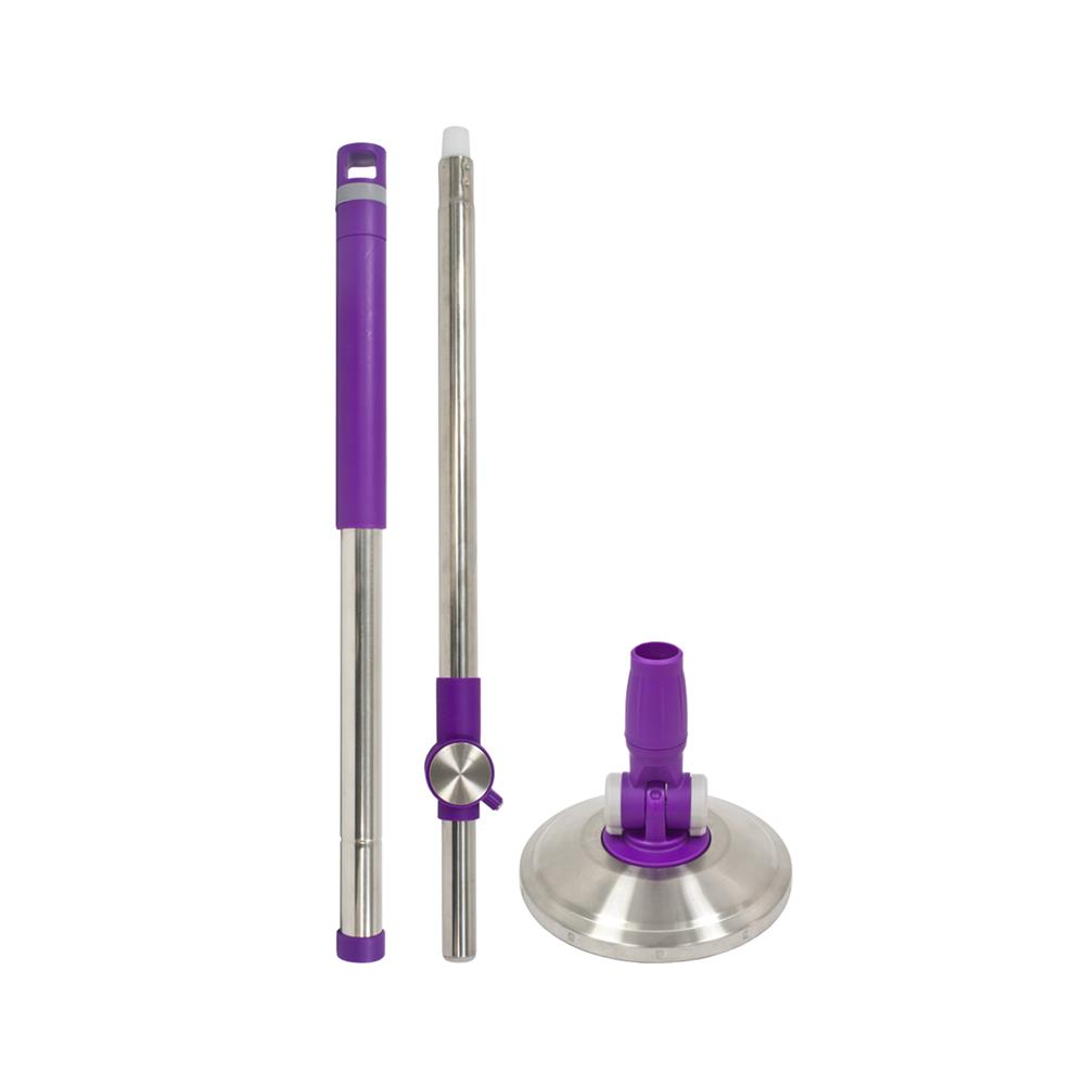 ชุดอุปกรณ์ถังปั่นพร้อมไม้ม็อบ BE WISH DOUBLE WASH BOBO MAX SERIES 2 สีม่วง