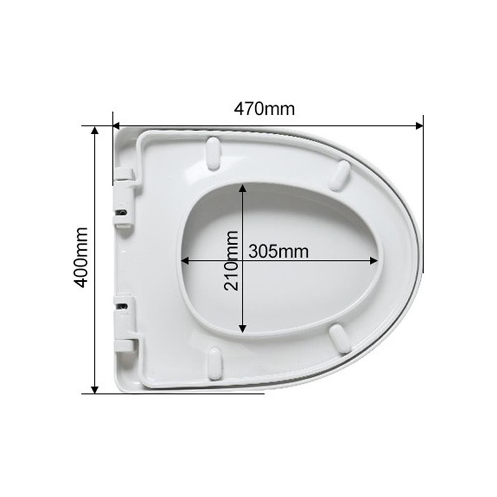 ฝารองนั่ง SLOW CLOSE AMERICAN STANDARD 51100NS-WT