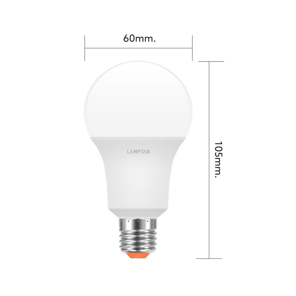 หลอด LED LAMPTAN BULB BRIGHT 8 วัตต์ E27 WARMWHITE